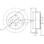 TOMEX Brakes Bremsscheibe
